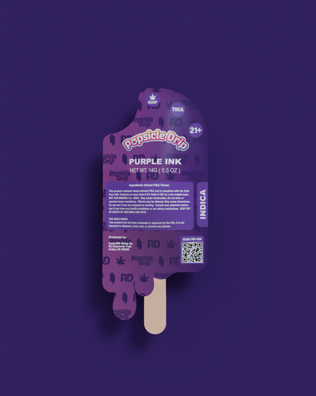 Purple Ink 14G (0.5OZ)